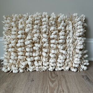 Cloud 9 Design Inc 14"x 20" Cream Pom Pom Throw Pillow